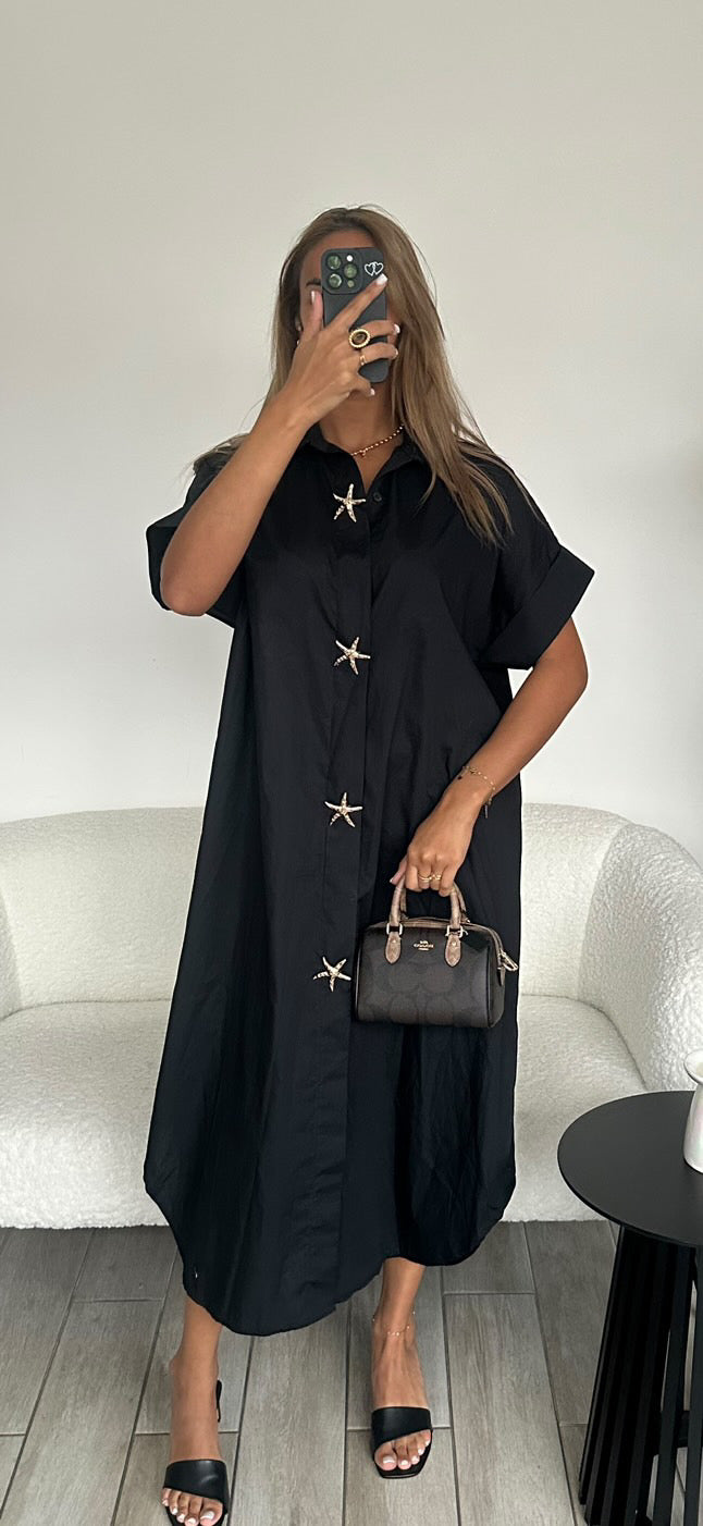 Robe chemise étoile ( 4 coloris )
