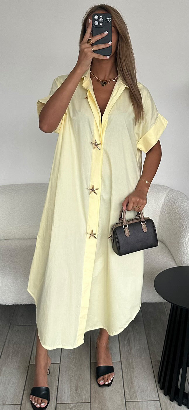 Robe chemise étoile ( 4 coloris )